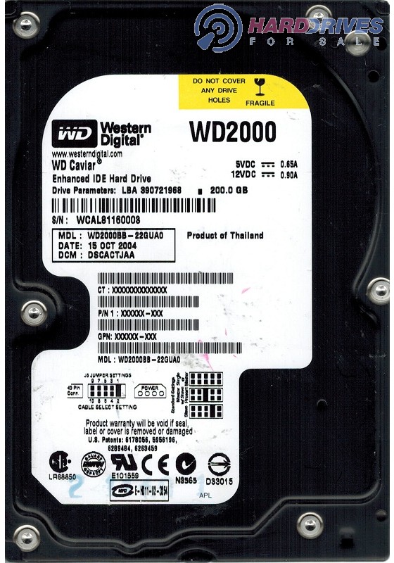 WD2000BB-22GUA0