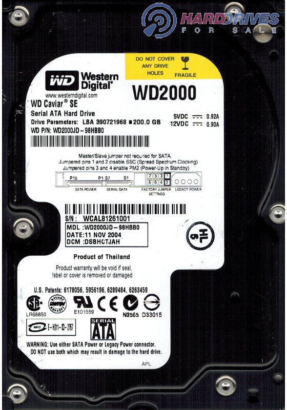 WD2000JD-98HBB0