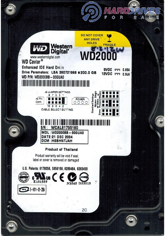 WD2000BB-00GUA0