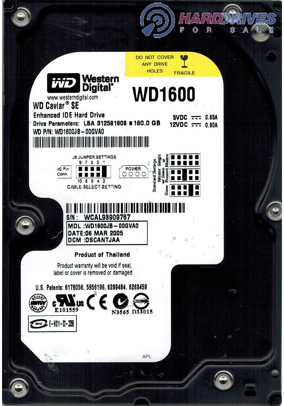 WD1600JB-00GVA0