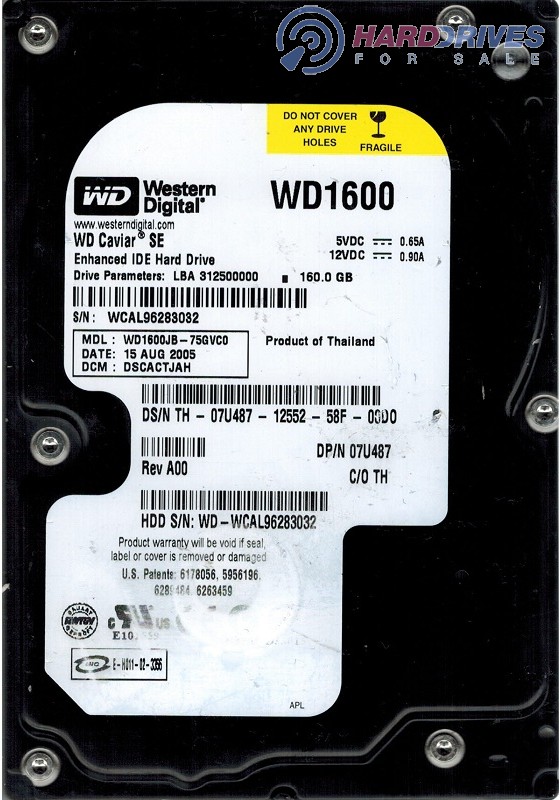WD1600JB-75GVC0