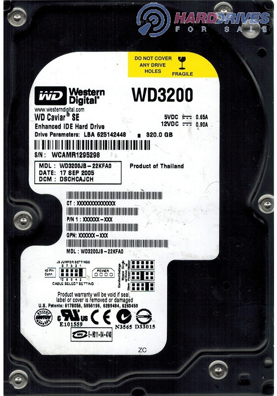 WD3200JB-22KFA0
