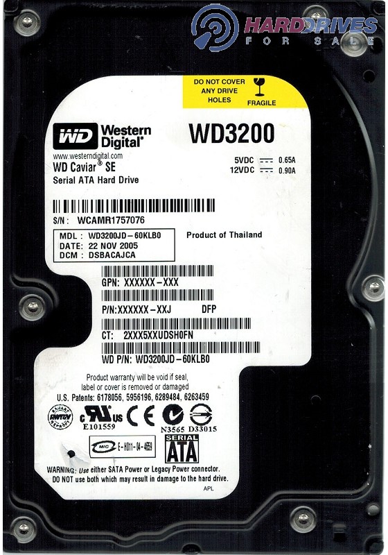 WD3200JD-60KLB0