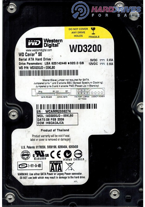 WD3200JD-00KLB0