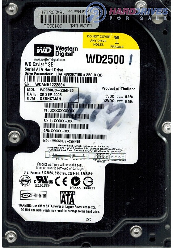 WD2500JS-22MHB0