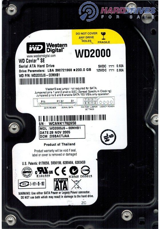 WD2000JS-00MHB1