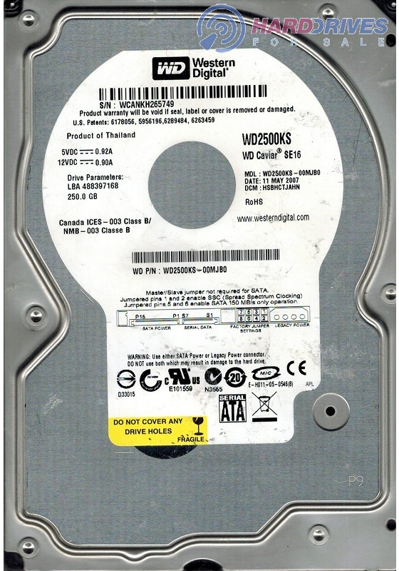 WD2500KS-00MJB0