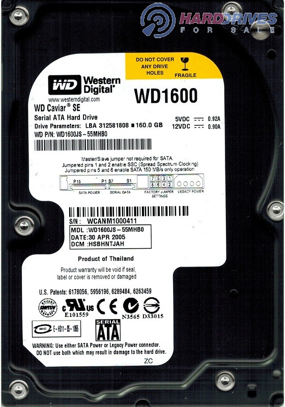 WD1600JS-55MHB0