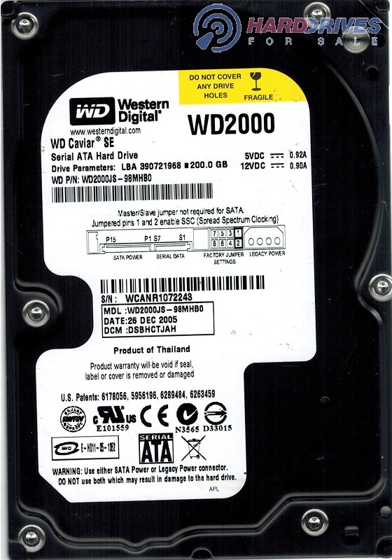 WD2000JS-98MHB0
