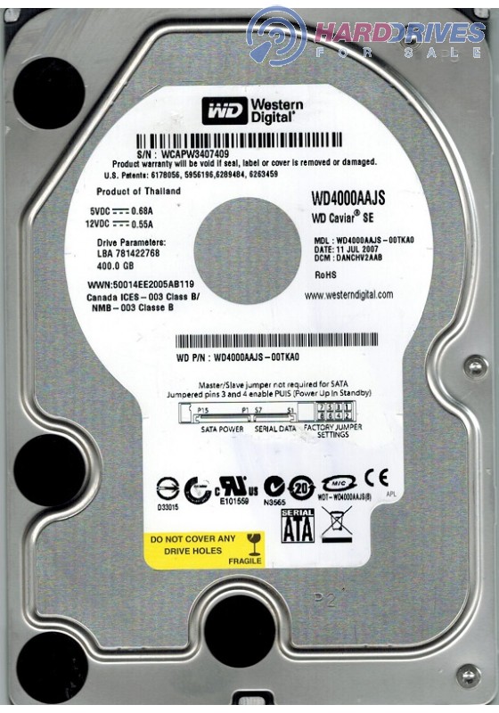 WD4000AAJS-00TKA0