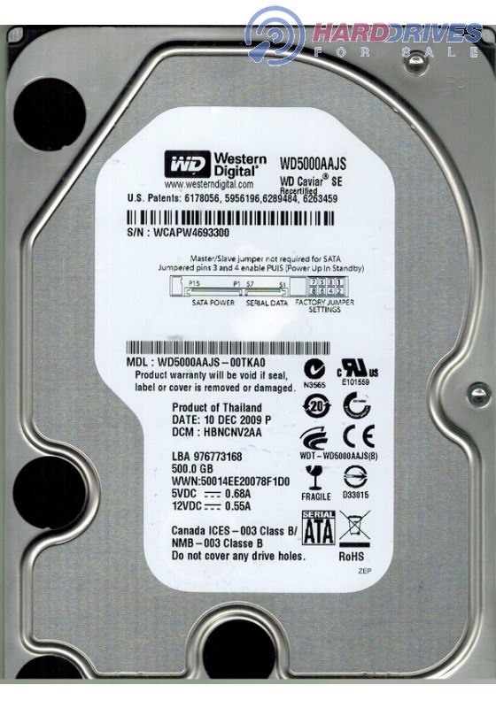 WD5000AAJS-00TKA0