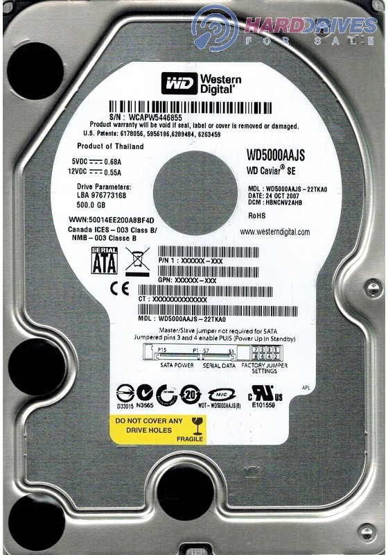 WD5000AAJS-22TKA0