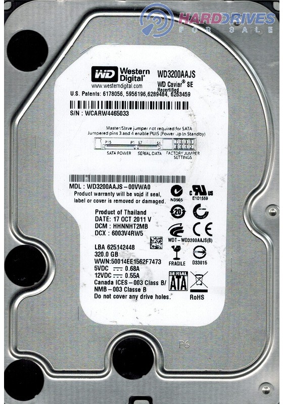 WD3200AAJS-00VWA0