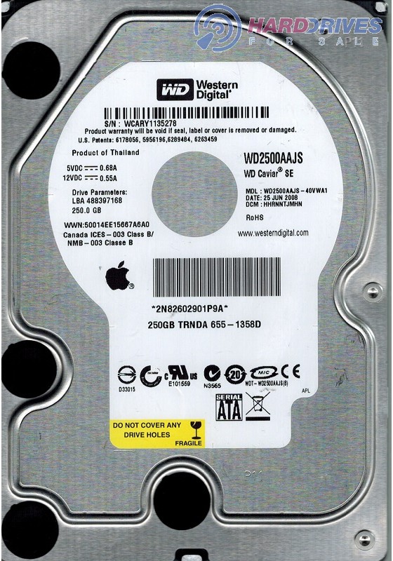 WD2500AAJS-40VWA1