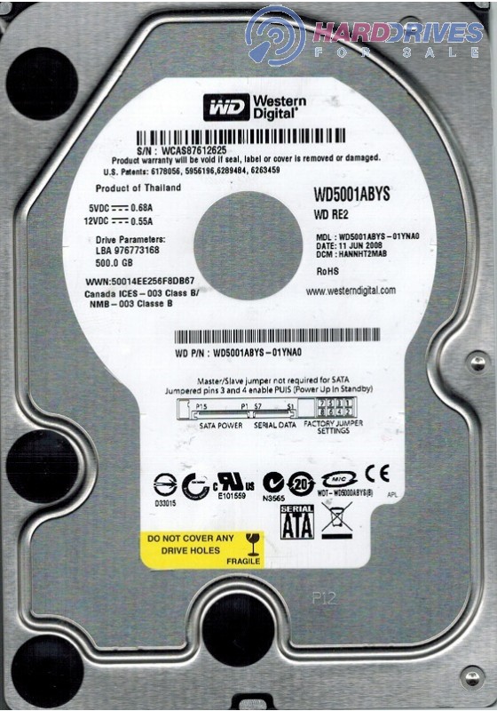 WD5001ABYS-01YNA0