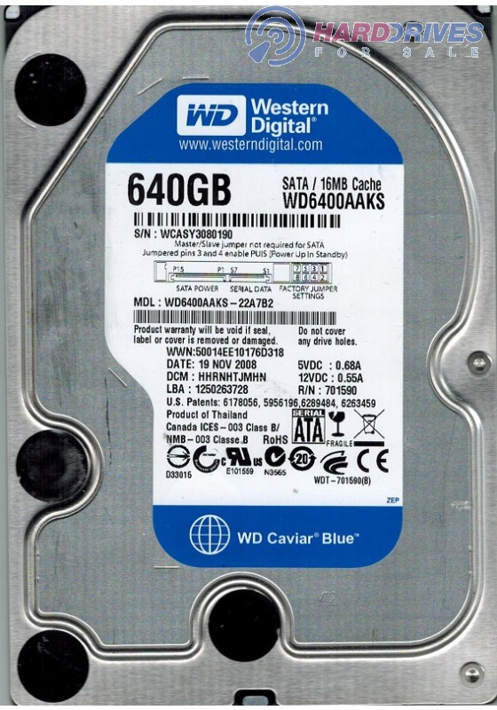 WD6400AAKS-22A7B2
