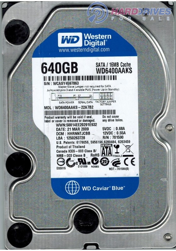 WD6400AAKS-22A7B2