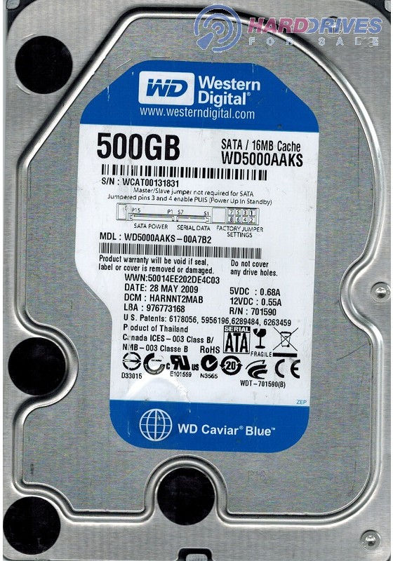 WD5000AAKS-00A7B2