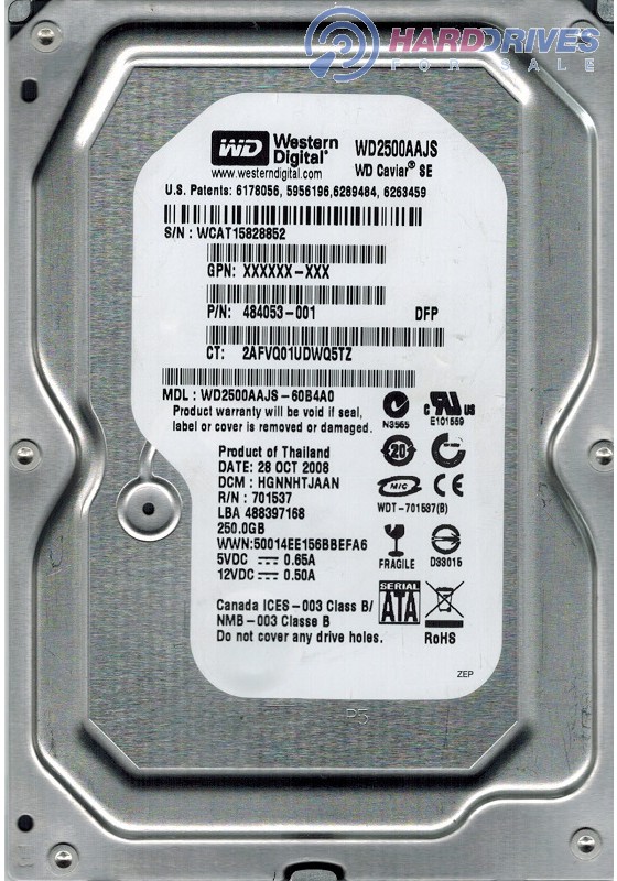 WD2500AAJS-60B4A0