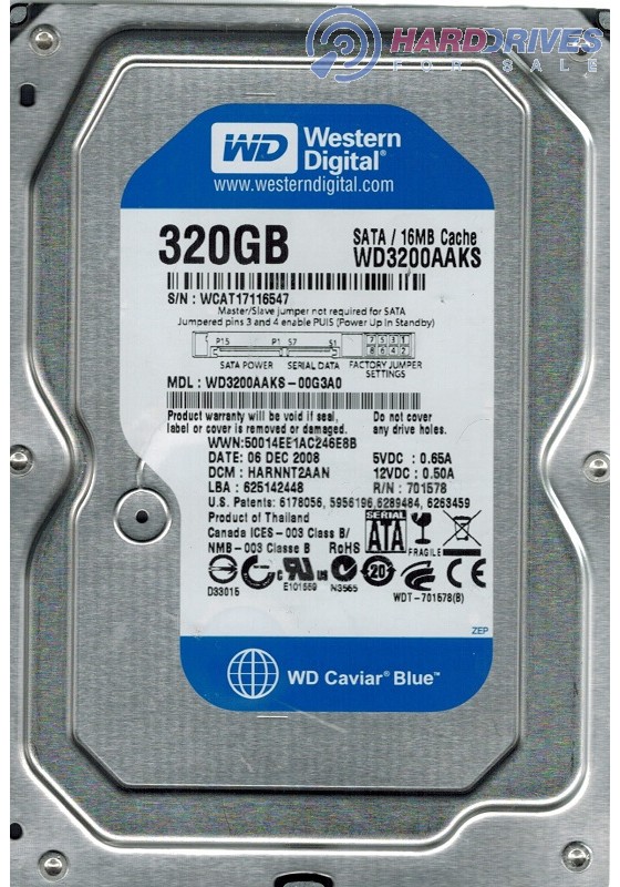 WD3200AAKS-00G3A0