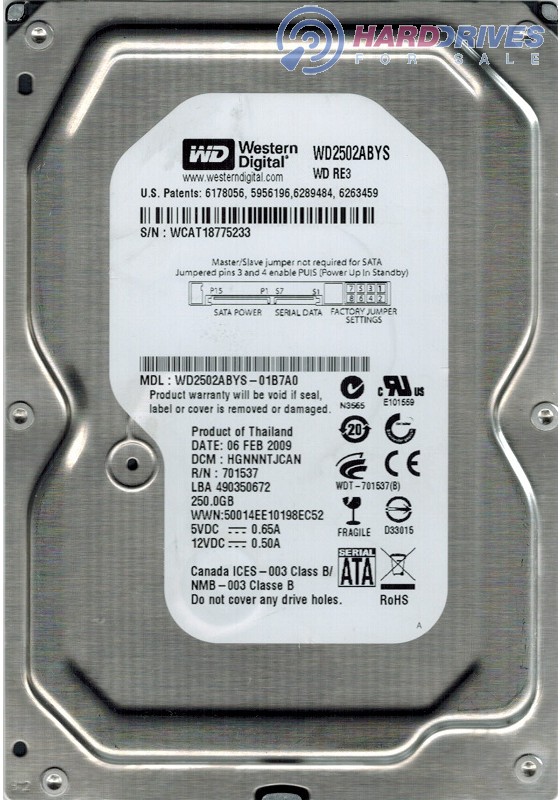 WD2502ABYS-01B7A0