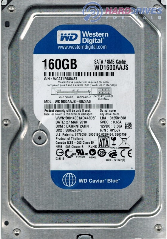 WD1600AAJS-00Z4A0
