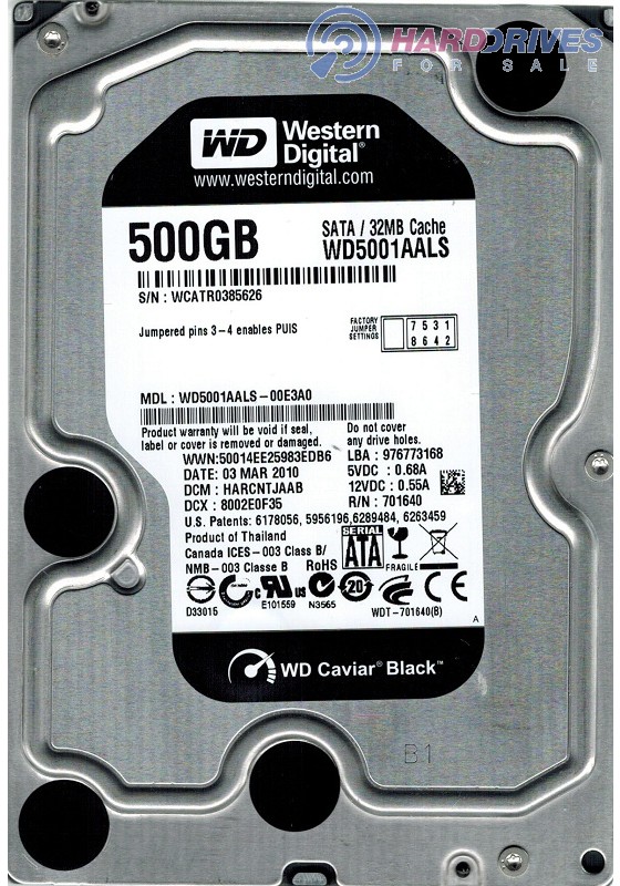 WD5001AALS-00E3A0