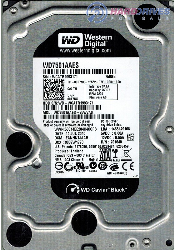 WD7501AAES-75W7A0
