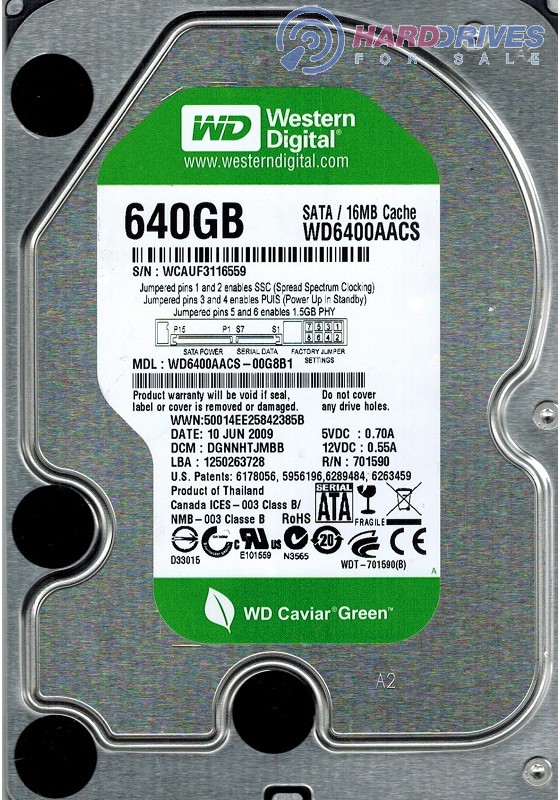 WD6400AACS-00G8B1