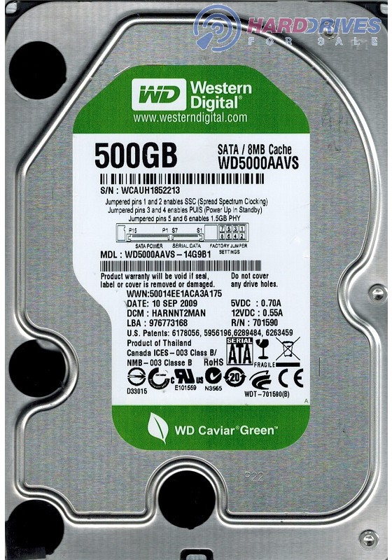 WD5000AAVS-14G9B1