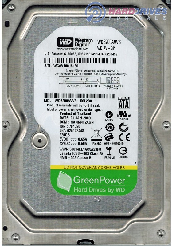 WD3200AVVS-56L2B0
