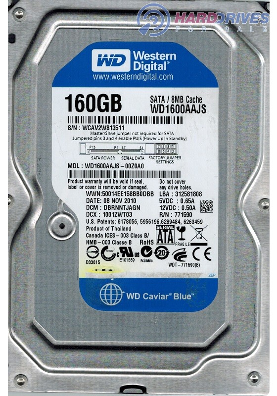 WD1600AAJS-00Z0A0