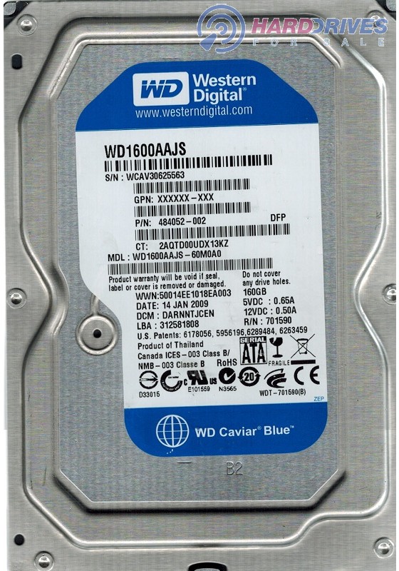 WD1600AAJS-60M0A0