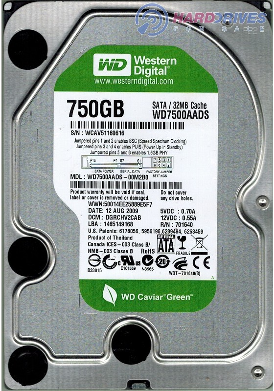 WD7500AADS-00M2B0