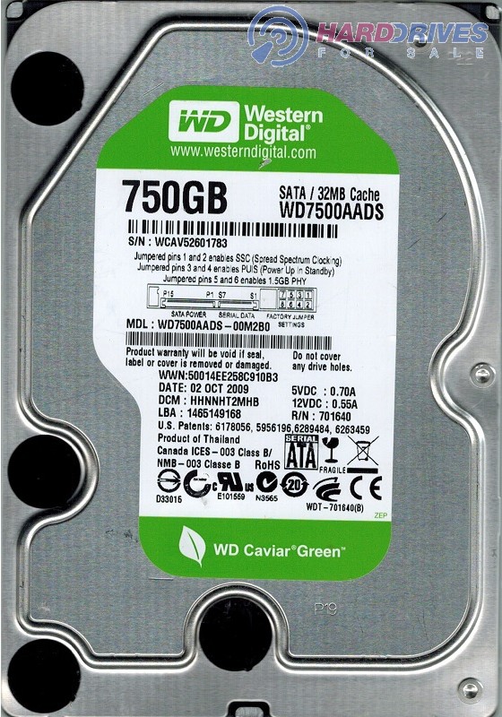 WD7500AADS-00M2B0