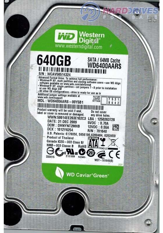 WD6400AARS-00Y5B1