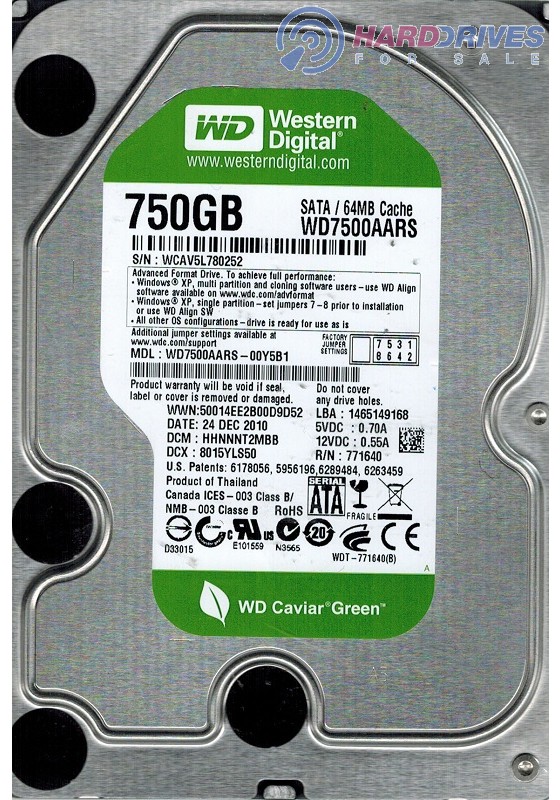 WD7500AARS-00Y5B1