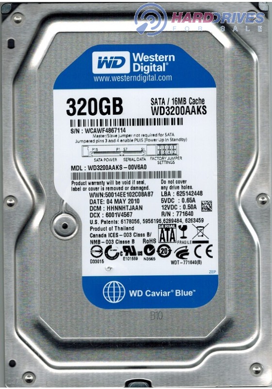 WD3200AAKS-00V6A0