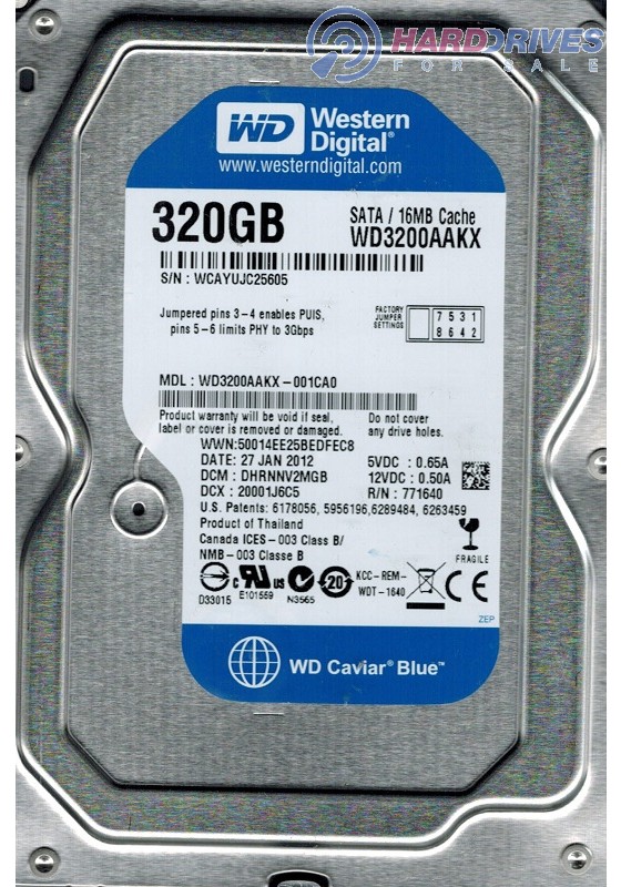 WD3200AAKX-001CA0
