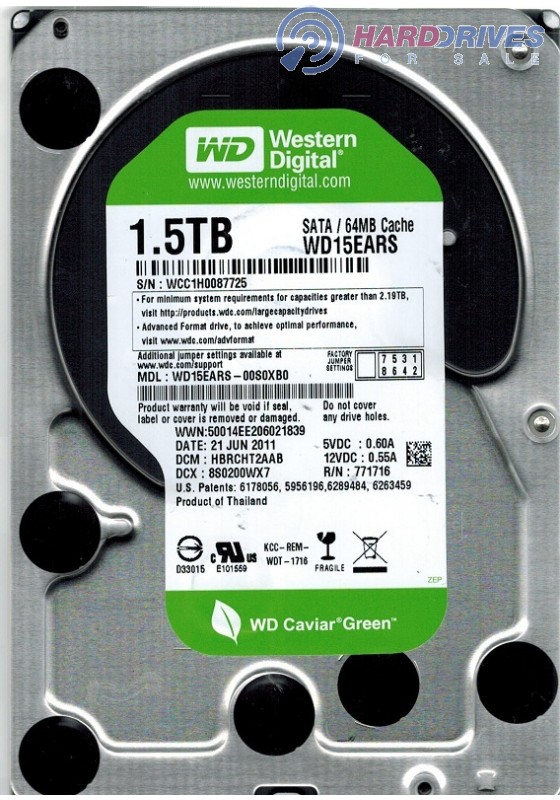 WD15EARS-00S0XB0 