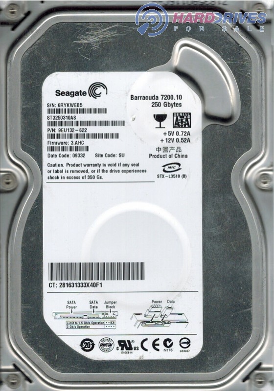 ST3250310AS 9EU132-622 3.AHC SU