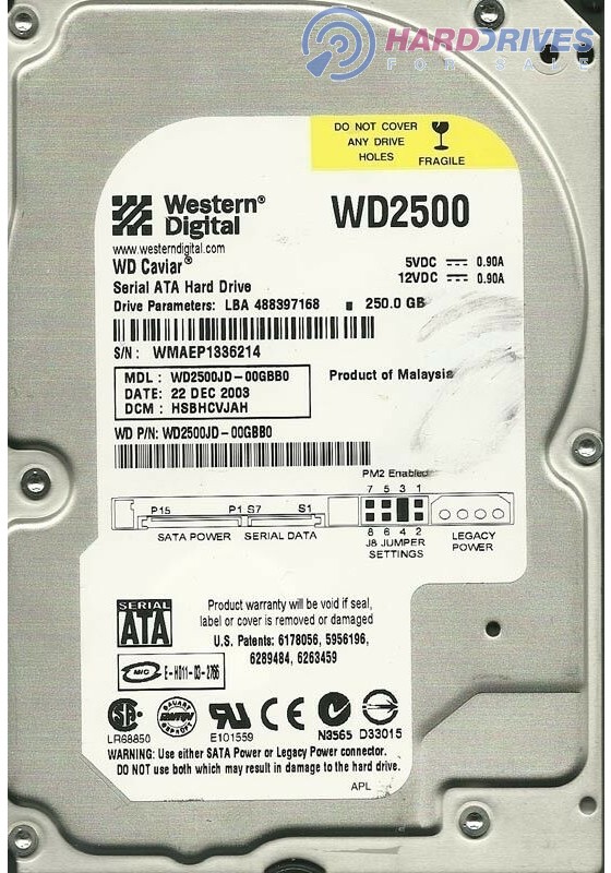 WD2500JD-00GBB0
