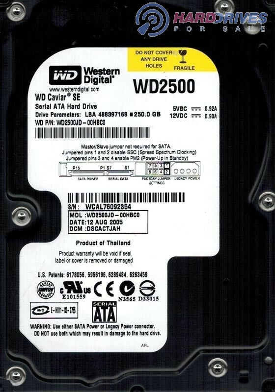 WD2500JD-00HBC0