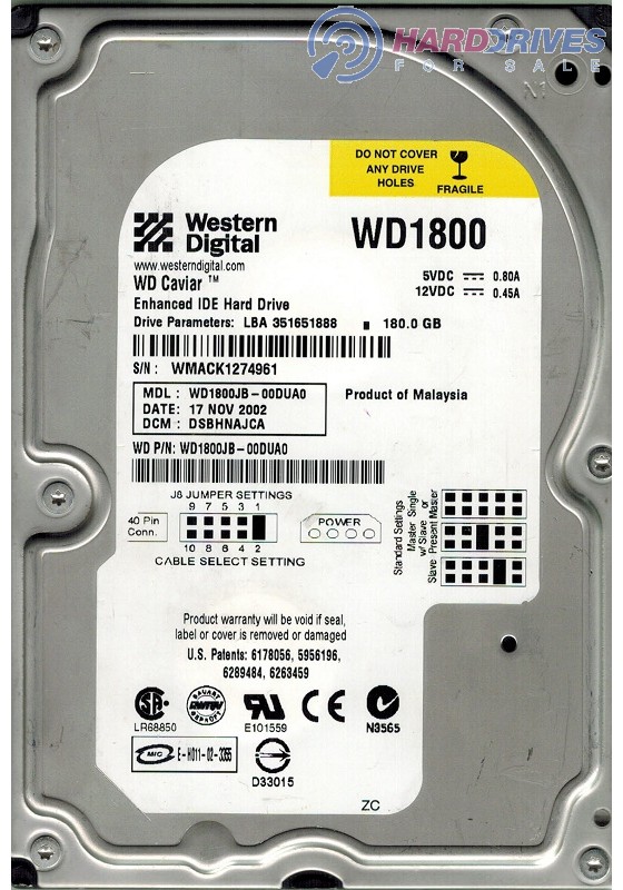 WD1800JB-00DUA0