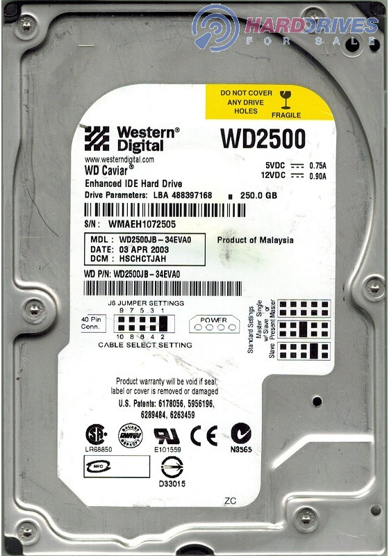 WD2500JB-34EVA0