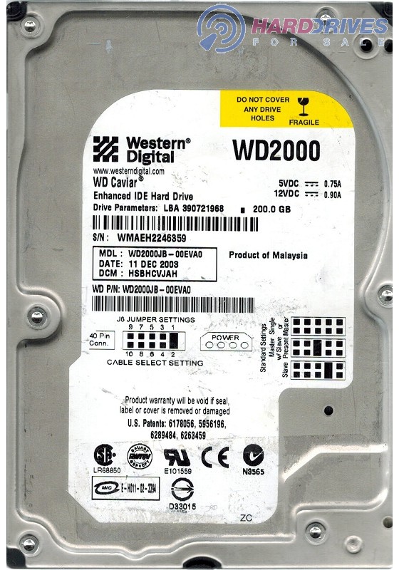 WD2000JB-00EVA0