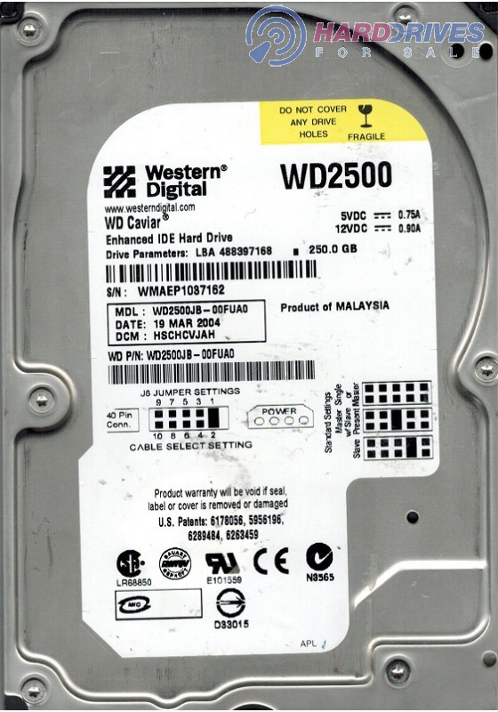 WD2500JB-00FUA0