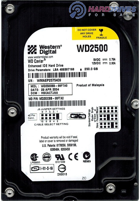 WD2500BB-98FTA0