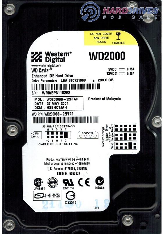 WD2000BB-22FTA0