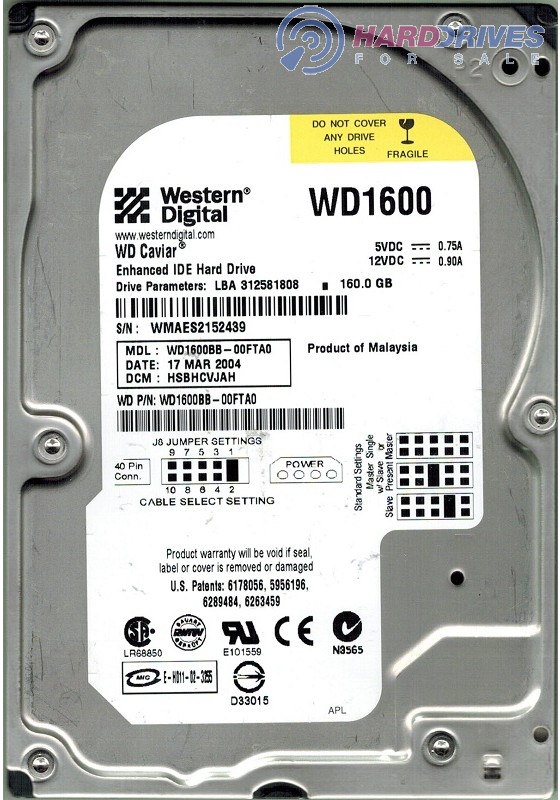WD1600BB-00FTA0